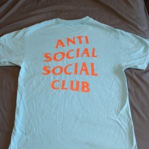 ASSC T shirt - blue with orange - Large